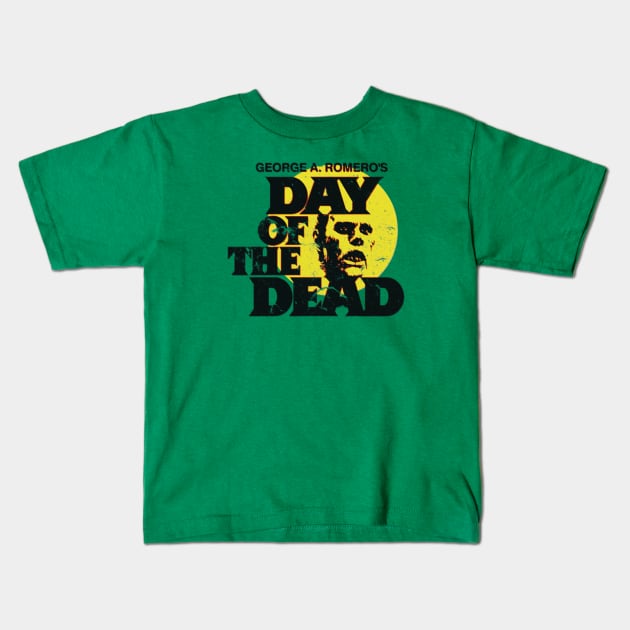 Zombies walk among us, it's the Day of the Dead Kids T-Shirt by DaveLeonardo